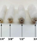 Ultra Premium Woven Mini Rollers 100 Count Bulk Lint-Free Nano Rollers in various sizes, ideal for detailed painting.