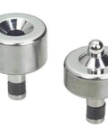 Rivet Dimple Dies Set For One Eighth Inch Rivets In Pre Punched Sheet Metal Holes, 100 Degree Countersink, Heat Treated Steel