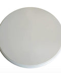27 Inch Wooden Lazy Susan Turntable With Smooth As Butter Spin Heavy Duty Round Serving Tray, top view, plain surface.