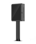 Heavy Duty Weatherproof EV Charger Lock Box With Key Ultimate Outdoor Armor For Electric Vehicle Charging Cables And Plugs Secure Daily Driver Shield, side view.