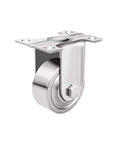 Rock Solid Dead Quiet Heavy Duty Stainless Steel Caster Wheels Roll Smooth 40mm Ball Bearing swivel caster for furniture.