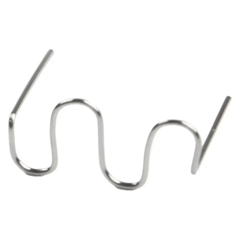 Wave style staple from DIY Friendly Pro Grade Hot Stapler Staples Kit For Plastic Welding Repairs - 800PCS 304 Stainless Steel Staples In 0.6mm And 0.8mm