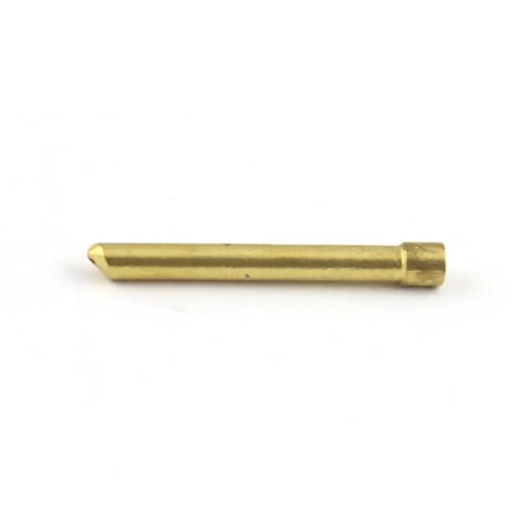 Brass collet body for 3-Series Front-End TIG Welding Starter Kit With 1/8 Inch Tungsten Electrode And Long Push-On Clear Cup For TIG Torch 17 18 26 Style Pack Of 1, Gas-Saver Compatible Front End Assembly.