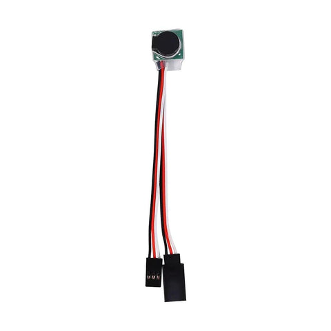 Lost RC Aircraft Finder Alarm With Dope Dual Beep Voice For RC Airplanes Quadcopters And Helicopters, wiring and connectors visible