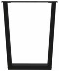 Adjustable Dining Table Legs 3 Piece Beefy Black Steel 70 cm Height Stable Replacement For Home And Office Customizable Support