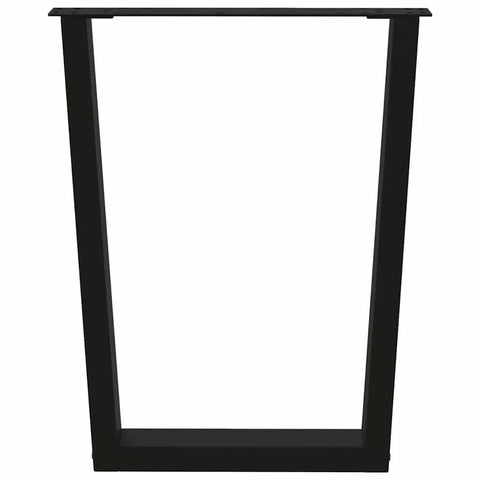 Adjustable Dining Table Legs 3 Piece Beefy Black Steel 70 cm Height Stable Replacement For Home And Office Customizable Support
