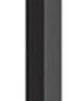 Tough As Nails Black Metal Stair Railing Spindles Crafted From Premium Wrought Iron Balusters For Indoor And Outdoor Deck Handrails Quick Easy Install To Level Up Your Setup with sturdy black main post.