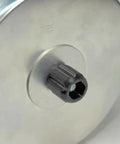 Close-up of Replacement Thumb Screw Nut Knob With Stainless Steel M6 Thread For Single And Dual Drum Tumblers mounted on a lid.