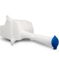 Side view of Washer Fluid Reservoir Assembly With Cap For Santa Fe 2013 2014 2015 2016 Direct Fit Replacement Including Tank OEM 986202W000-PFM