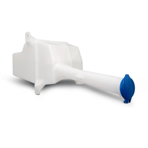Side view of Washer Fluid Reservoir Assembly With Cap For Santa Fe 2013 2014 2015 2016 Direct Fit Replacement Including Tank OEM 986202W000-PFM
