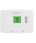 Horizontal PRO 1000 Non Programmable Thermostat With Backlit Digital Display For 1 Heat 1 Cool System