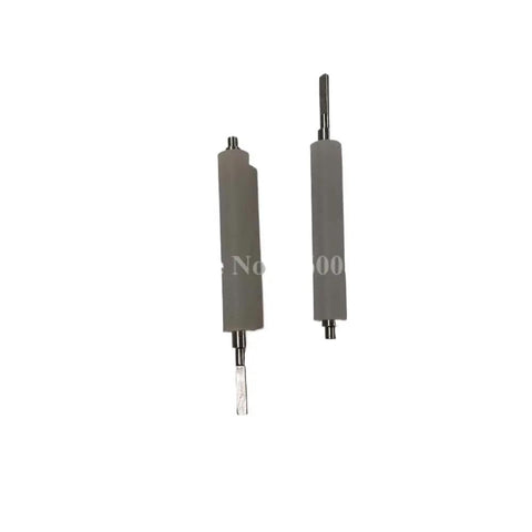 Slick Rubber Platen Feed Roller Fits DIGI SM100 SM110 Label Balancers, grey rubber, designed for smooth label feeding.