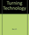 Book cover for Turning Technology by Krar, S.F., with black top half and lime green bottom half