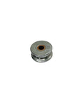 Marine Wire Pulley With Brass Bushing, Stainless Steel Sheave, One And One Quarter Inch Diameter, Fits Five Sixteenths Inch Rope, T304 Grade