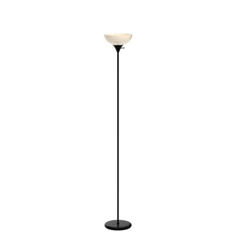 Sky Dome Dimmable LED Floor Lamp For Living Room, Bedroom Or Office In Jet Black Finish