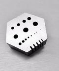 Hexagonal Riveting Anvil Jeweler Bench Block For Drilling And Metal Work, DIYers Friendly Hex Steel Block For Jewelry Making