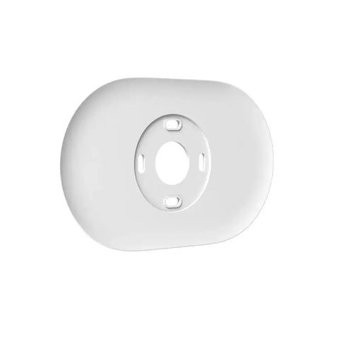 Thermostat Trim Kit For Nest Thermostat Easy Install Wall Plate Cover Snow Finish With Steel Plate And Mounting Screws