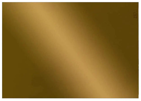 Top Tier Large Welding Lens With Slick Gold Coating Yields Rock Solid Shade 11 Protection Covering 4.5 X 5.25 Inches gold tinted lens.