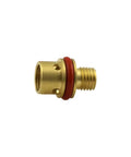 Brass component from 2 Series Front End TIG Starter Kit With Push On Clear Cup For Torch 9 And 20 Style Includes 1 Eighth Inch Tungsten Electrode