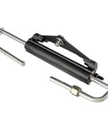 Front Mount Hydraulic Steering Cylinder HC4645H for Outboard Boats up to 150HP, shown in a side view with robust design.