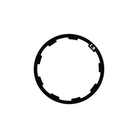 Aluminum Bike Hub And Bottom Bracket Spacers Set Seven Size Mix For MTB And Road Bikes 1mm Easy Install Flywheel Axle Shims