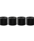 Built Tough 3D Printer Silicone Bed Spacers Heavy Duty High Temperature Heat Resistant Mounts 20 Pack For Smooth Bed Leveling No Vibe No Shake Crank Out Tight Prints Daily Black 12mm in a row.