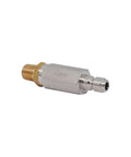 Heavy Duty Pressure Washer Nozzle Filter Quick Connect Quarter Inch QC To Quarter Inch MNPT 5000 PSI 10.5 GPM close-up