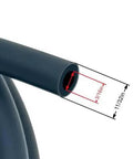 Close-up of Gas Line Hose Kit Three Sixteenth Inch With Six Point Six Foot Length, showing hose diameter details for scooters, ATVs, dirt bikes.