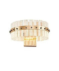 Top Tier Led Crystal Wall Sconces With A Clean Neoclassical Look And A Smooth Glare Free Glow, round design with clear crystal details.