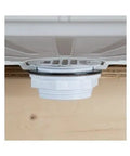 2 Inch PVC No-Calk Shower Drain With Stainless Steel Strainer, Preformed Shower Stall Base Compatible, Universal 4 And A Quarter Inch
