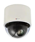 Top Shelf 5MP Indoor PTZ Security Speed Dome Camera With 30X Optical Zoom, mounted view showing dome design and lens details.