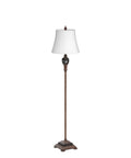 Vintage Floor Lamp With Rotary On Off Switch For Easy One Hand Use Tall Farmhouse Style Standing Lamp For Living Room