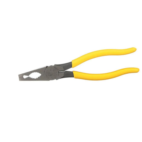 Conduit Locknut And Reaming Pliers For EMT And Rigid Conduit, Pro Grade Tool for tightening locknuts, yellow handles