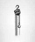 1 Ton Hand Chain Hoist For 10 Foot Lift Model S90 100 10 Gray With Industrial Rated Alloy Steel Hooks Rotating 360 Degrees