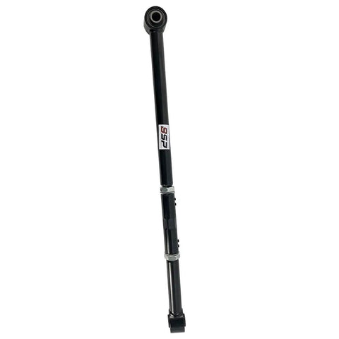 Front Adjustable Track Bar And Panhard Bar For A 2 To 6 Inch Lifted Ford F 250 F 350 Super Duty And 2000 2005 Excursion 4WD That Boosts Axle Alignment And Handling With Durable High Strength Steel, black steel rod with bushings