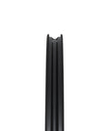 Close-up side view of Dura-Ace Wh-R9270 C36 Carbon Road Wheelset 700c Tubeless Ready With 36mm Aero Depth, 21mm Internal Width