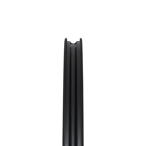Close-up side view of Dura-Ace Wh-R9270 C36 Carbon Road Wheelset 700c Tubeless Ready With 36mm Aero Depth, 21mm Internal Width