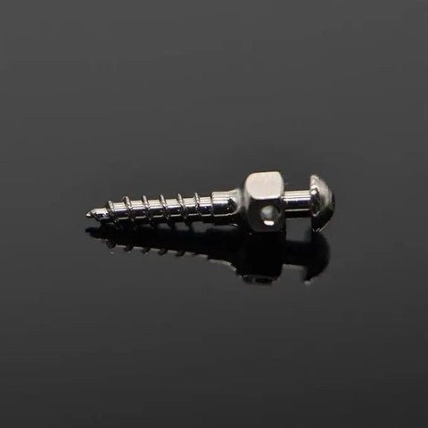No Fuss Pro Grade 5 Piece Dental Micro Screw Set NiTi Alloy Orthodontic Anchor 1.4Mm available for braces with shiny, strong finish.