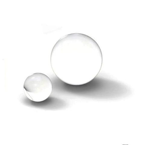 Pro Grade Quartz Spherical Lens For Optics, Circular Glass Accessory For Makers And Pros, 5mm Diameter, 3.67mm Focal Length, 1 Piece