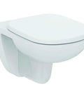 Fresh White Toilet Seat And Cover With Top Fix Chrome Hinges For Tempo And Kheops Models Duraplast Build side view