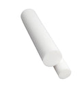 Round PTFE Rod 500mm Long, 16mm Diameter Plastic Bar For Electronics And Mechanical Engineering, side view