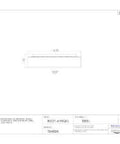 Technical drawing of Single Cone Tapered Roller Bearing With Straight Bore In Steel Inch Size 2.5591 ID By 1.1020 Width.