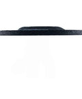Side view of a 4.5-inch depressed-center metal grinding wheel, 1/4-inch thick, 7/8-inch arbor for angle grinders.