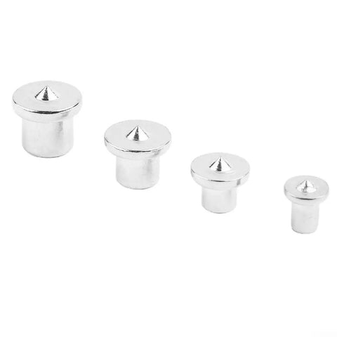 12 Piece Dowel Center Point Set For Cabinet Table Bed And Bookshelf Alignment Chrome Plated Pins In 6mm 8mm 10mm And 12mm For Precise Woodworking
