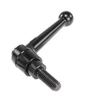 Adjustable Handle In Die Cast Zinc And Steel With 1/2-13 External Thread Classic Ball Style Inch Size Black Satin Powder Coated Finish