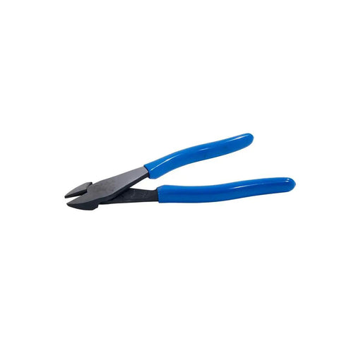 Beefy Heavy Duty Diagonal Cutting Pliers With Angled Head For Tight Cuts On ACSR Screws Nails And Hardened Wire, 8 Inch, Made In USA