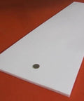 Virgin PTFE Sheet Three Eighths Inch Thick By Twelve By Forty Eight Inches Nonstick Material for High Temperature Applications