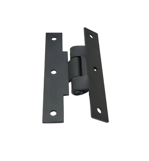 Matte Black Offset Cabinet Door Hinge Three Eighths Inch, Beefy Heavy Duty Steel Hardware For Glass Panel Cabinets, 12 Pack, Precise Machined Joints With Tight Play, Includes Mounting Screws, Made In Taiwan