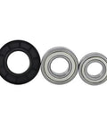 Premium Washer Washing Load Seal Bearing Kit Samsung Front Load Repair Parts, including two stainless bearings and rubber seal.