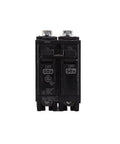Front view of Single Unit THQB2150 2-Pole 50A Bolt-On Miniature Circuit Breaker, 120/240 VAC, with 10 kA Interrupting Capacity